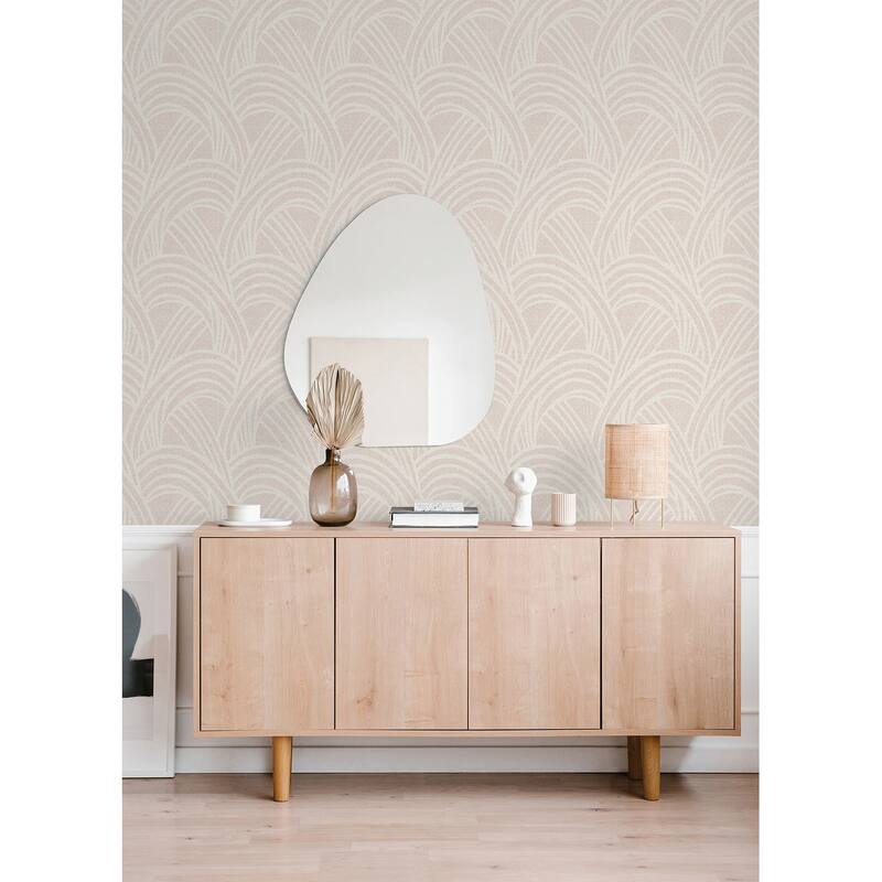 Scott Living Farrah Blush Geometric Wallpaper