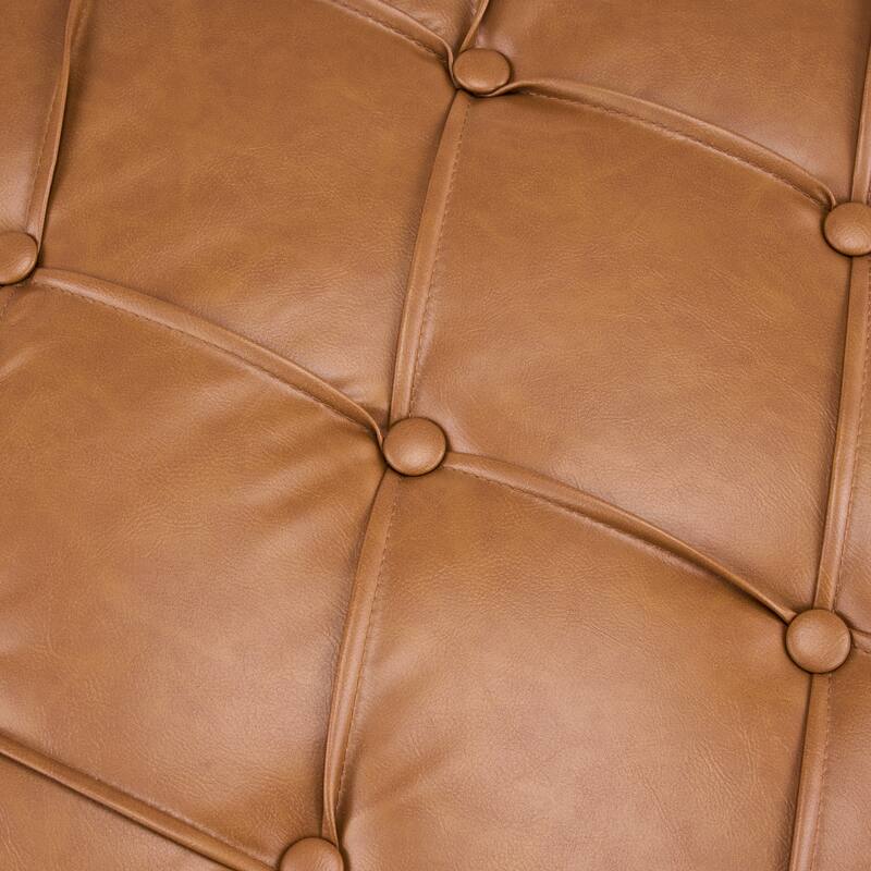 Christopher Knight Home - Mollet Mid-Century 32.28" Upholstered Tufted Round Hidden Storage Ottoman with Reversible Wood Lid