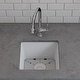preview thumbnail 40 of 44, 15" x 15" Quartz Single Bowl Drop-In Granite Composite Sink - 15"x15"