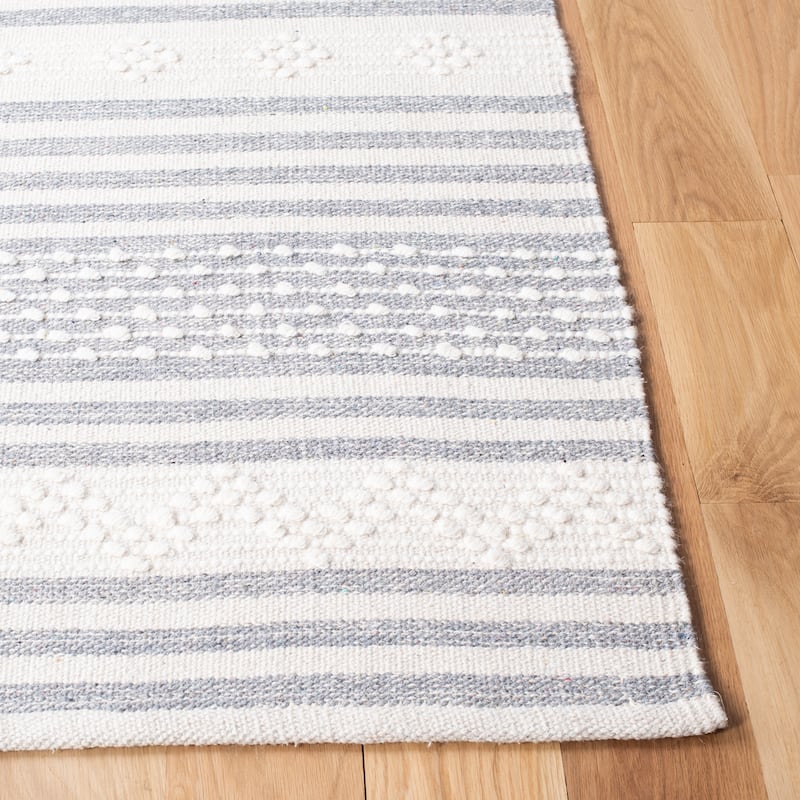SAFAVIEH Handmade Striped Kilim Venessa Modern Cotton Rug