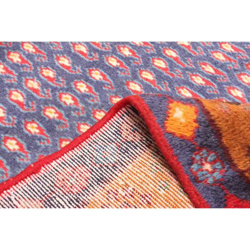 ECARPETGALLERY Hand-knotted Andelz Dark Navy Wool Rug - 3'2 x 5'1