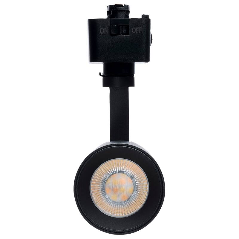 10W LED Track Head 48 Degree Beam Spread J-Style Track 5 CCT Selectable Matte Black - Matte Black