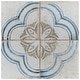 preview thumbnail 8 of 14, Merola Tile Kings Root Blossom 17-5/8" x 17-5/8" Ceramic Floor and Wall Tile