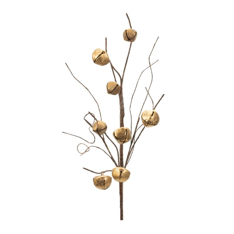 Sleigh Bell Twig Spray (Set of 6) - N/A
