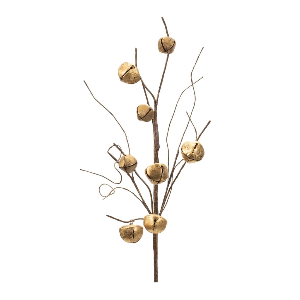 Sleigh Bell Twig Spray (Set of 6) - N/A