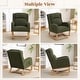 preview thumbnail 45 of 66, HOMYKA 27.3" Wide Rocking Chair for Nursery Room