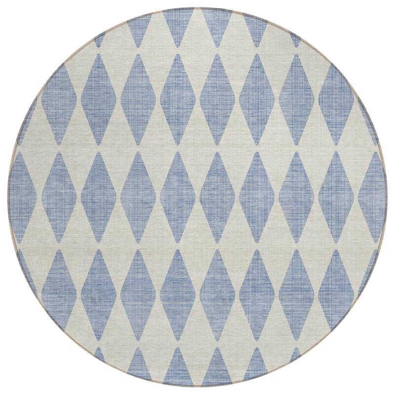 HomeRoots Geometric Transitional Rectangle Outdoor Rug