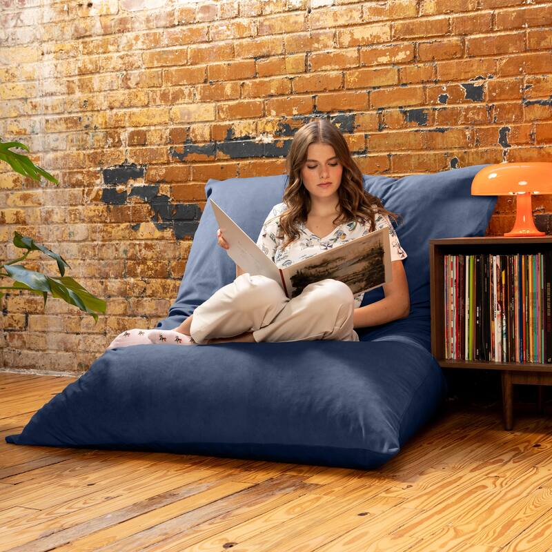 Pillow Saxx Dream Lounger with Wood Frame - 3-in-1 Bean Bag