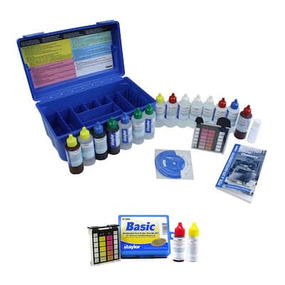Taylor 2000 Service Complete & Basic Residential OT Swimming Pool Test Kits - 0.3125