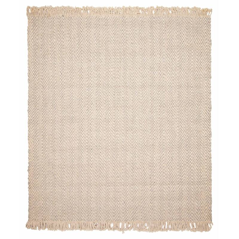 ECARPETGALLERY Hand Tufted Sienna Beige Wool Rug - 7'0 x 7'5 - Beige - 7'0 x 7'5