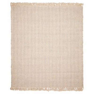 ECARPETGALLERY Hand Tufted Sienna Beige Wool Rug - 7'0 x 7'5