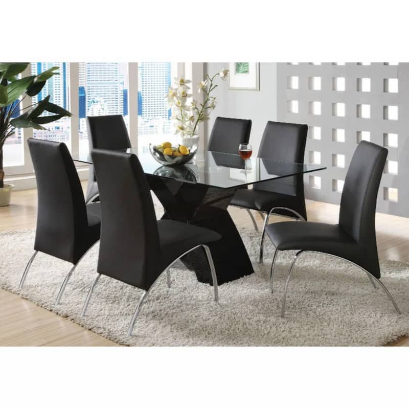Leatherette Upholstered Side Chairs, Set of 2