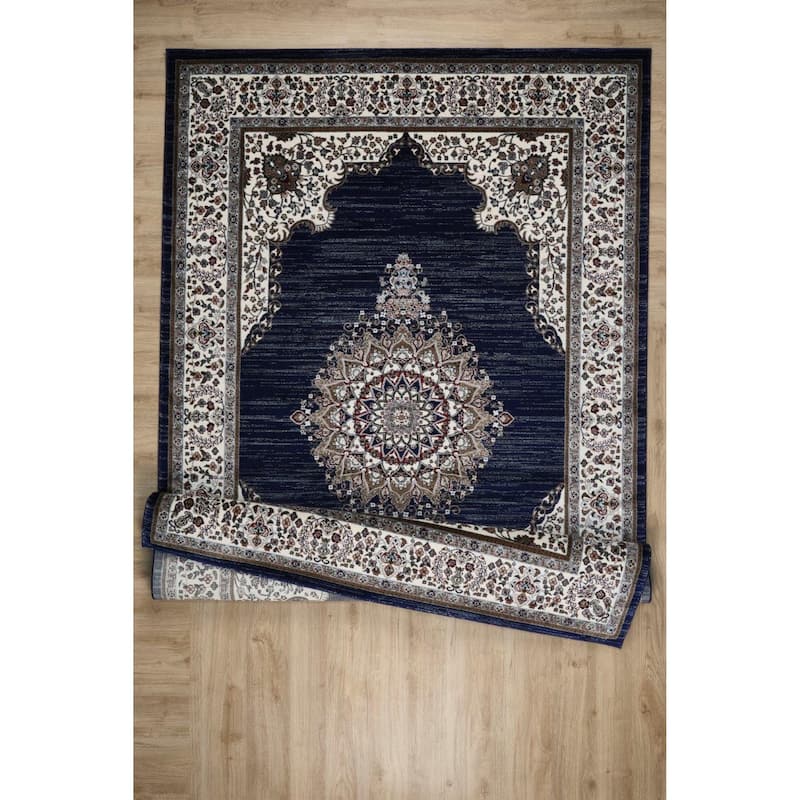 Master Collection Medallion Transitional Area Rug