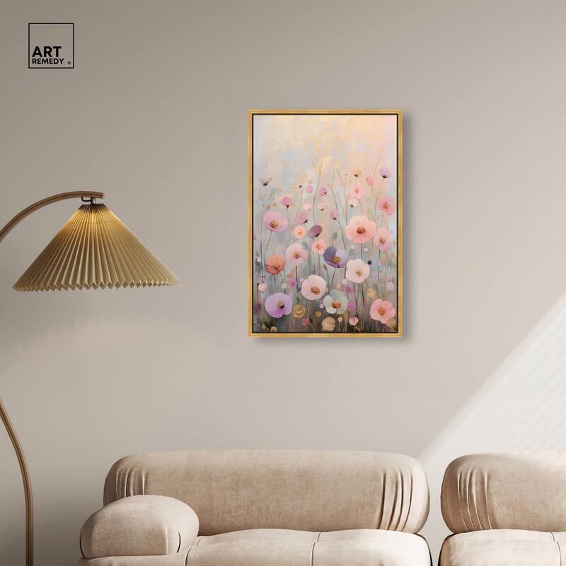 Tiny Blooms II Canvas by Art Remedy