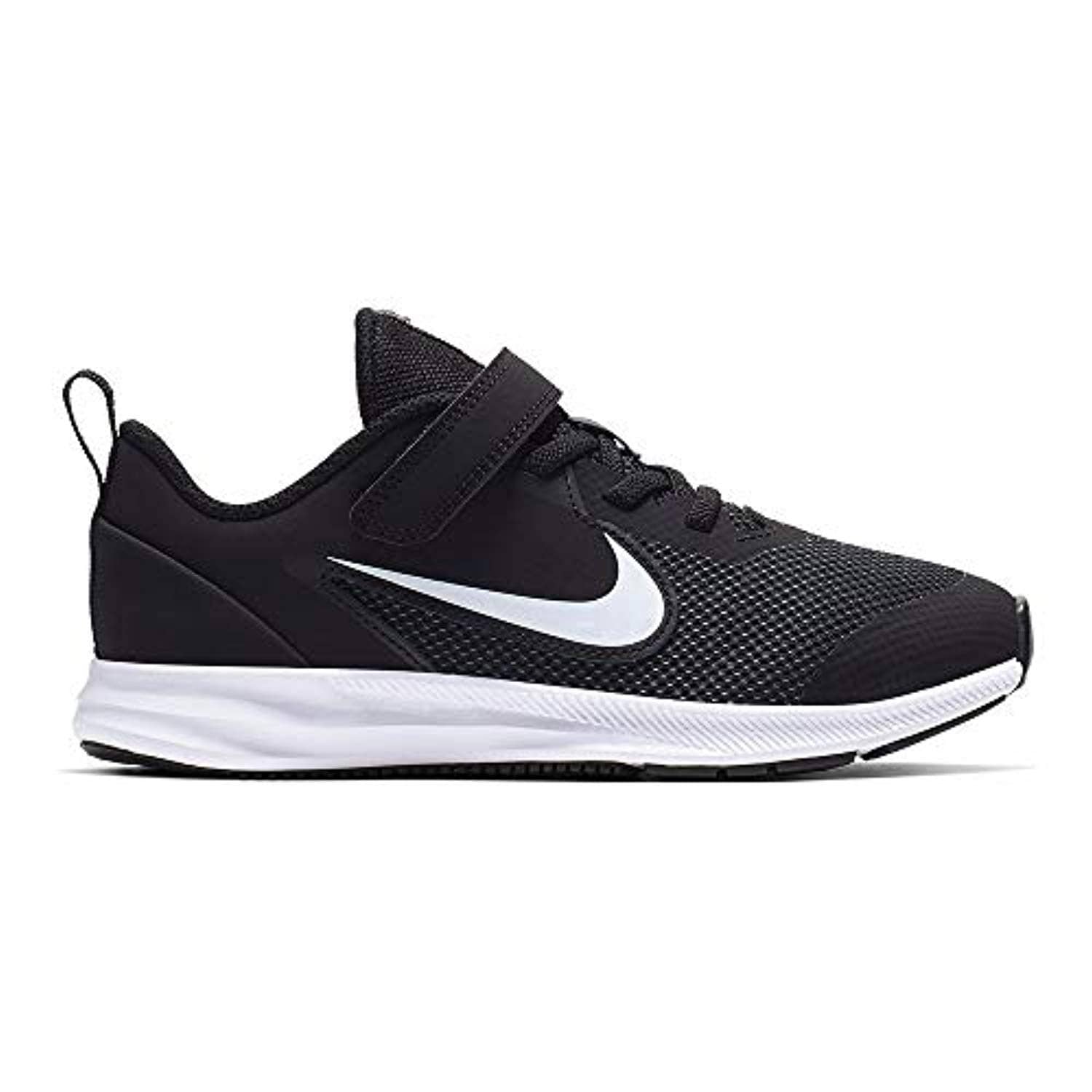 Shop Nike AR4138-002: Little Kid's Black/White Downshifter 9 Running  Sneakers (1 M US Little Kid) - Overstock - 28653480