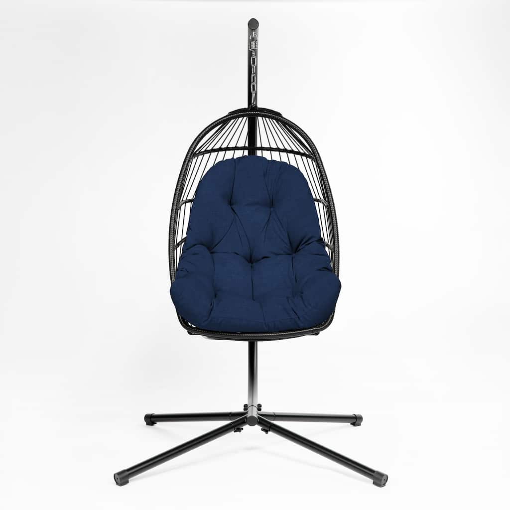 ARDEN Plush Indoor / Outdoor Egg Chair Cushion, 34 x 49