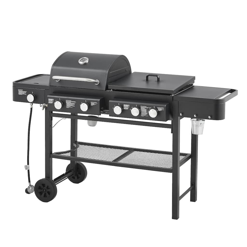 GDF Studio - Firecrest Pro All-in-One Propane Gas Grill with Griddle