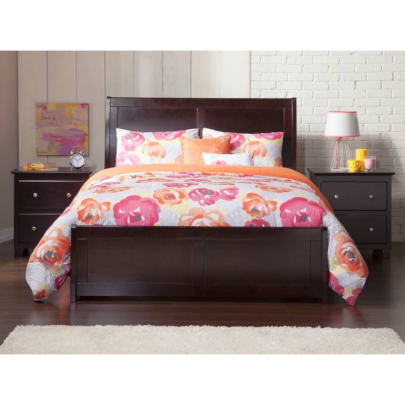 Portland Full Bed with Matching Footboard in Espresso