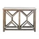 preview thumbnail 1 of 3, Uttermost Catali 41 Inch Wide Wood Console Table with Stone Top by Warm Oatmeal