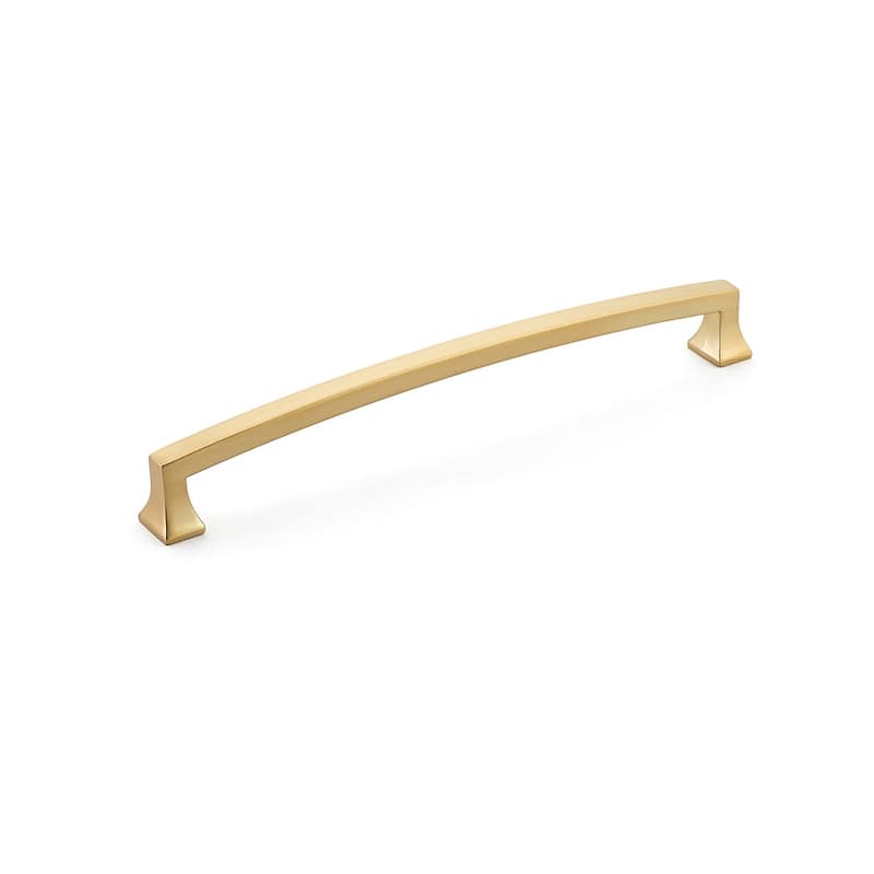 Schaub and Company Menlo Park 8" Center to Center Handle Cabinet Pull - Signature Satin Brass