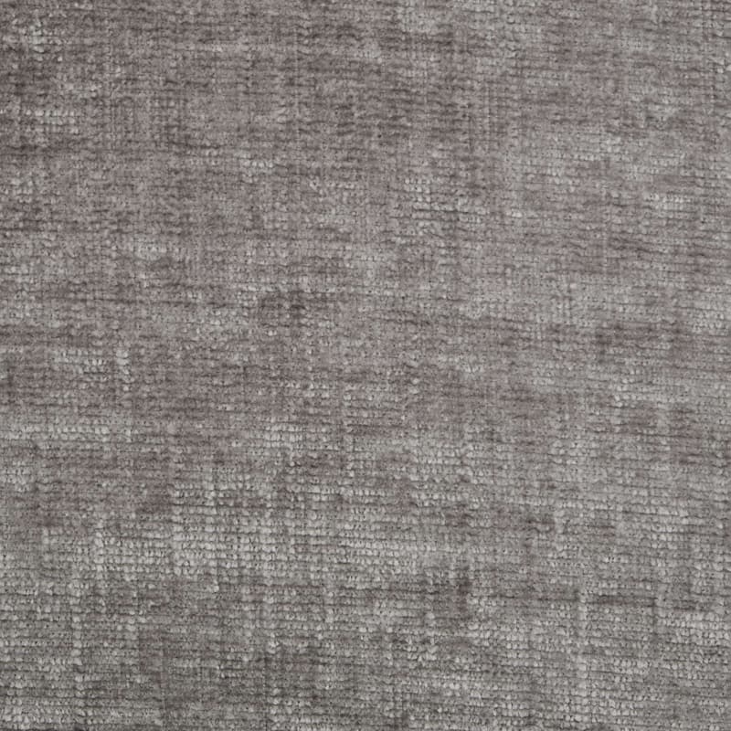 Modern Dining Chairs Set of 2 Farmhouse Chenille Fabric Upholstered Accent Chair w/ Brushed Stainless Steel Legs - Gray