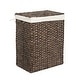 Laundry Hampers that Match Marissa Woven Hamper Basket SET-2 for use anywhere 17Dx22H/19Dx15H