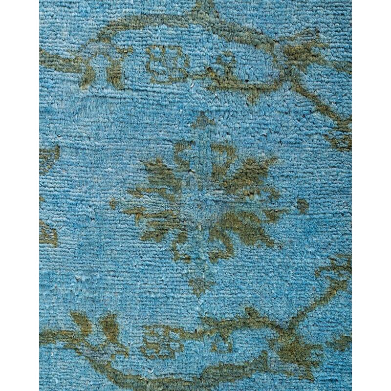 Vibrance One-of-a-Kind Hand-Knotted Area Rug - Blue, 4' 7" x 6' 5" - 4' 7" x 6' 5"