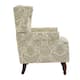 Upholstered Nailhead Trim Armchair Wingback Accent Chairs Set of 2