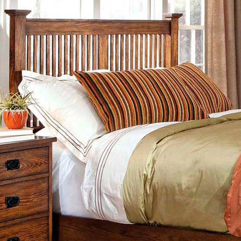 Solid oak store king size headboard