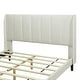 preview thumbnail 14 of 72, Twin/Full/Queen Size Velvet Upholstered Platform Bed Frame with Headboard and Wooden Slats Support, No Box Spring Needed