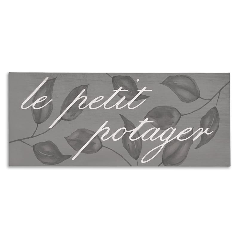 Stupell Little Vegetable Garden Canvas Wall Art Design By Lil' Rue - 30 x 13