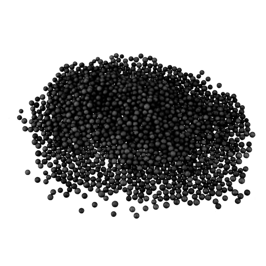 1 Pack 0.1" Black Polystyrene Foam Beads Ball for DIY Crafts, Fillings