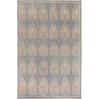 Hand Knotted Airport Wool Area Rug - 2' x 3' - 2' x 3'