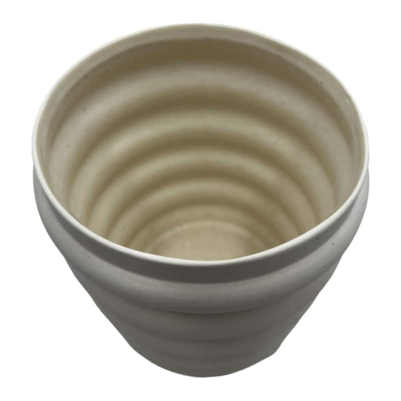 Modern Beige Ceramic Vase