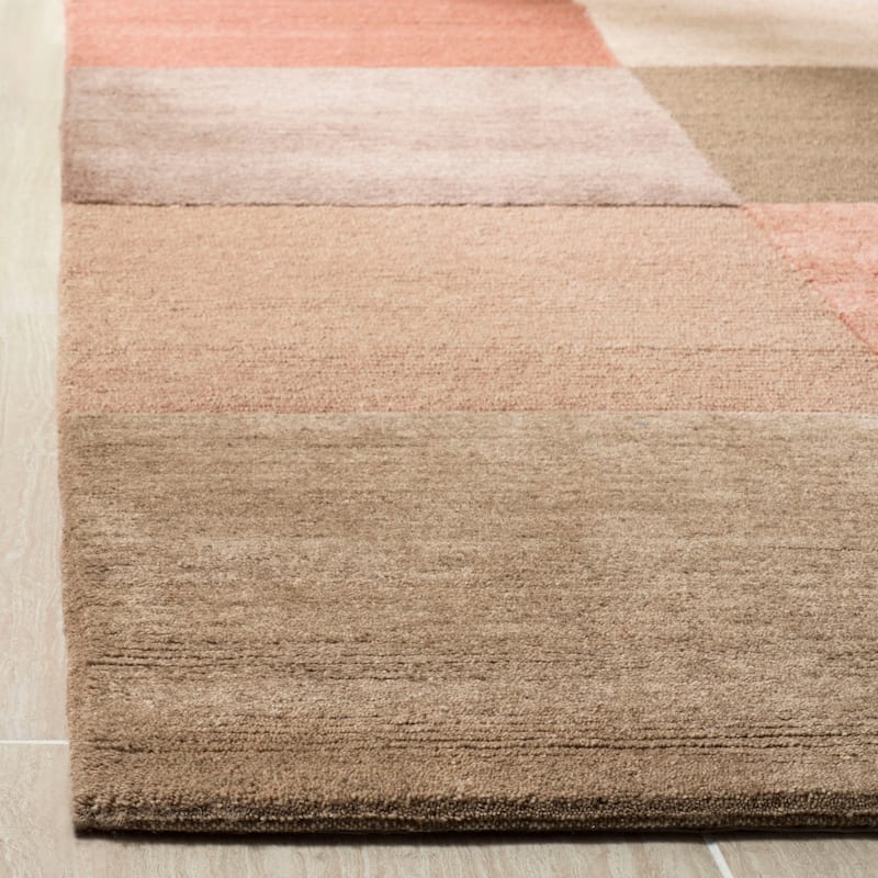 SAFAVIEH Couture Hand-knotted Tibetan Soline Modern Wool Rug