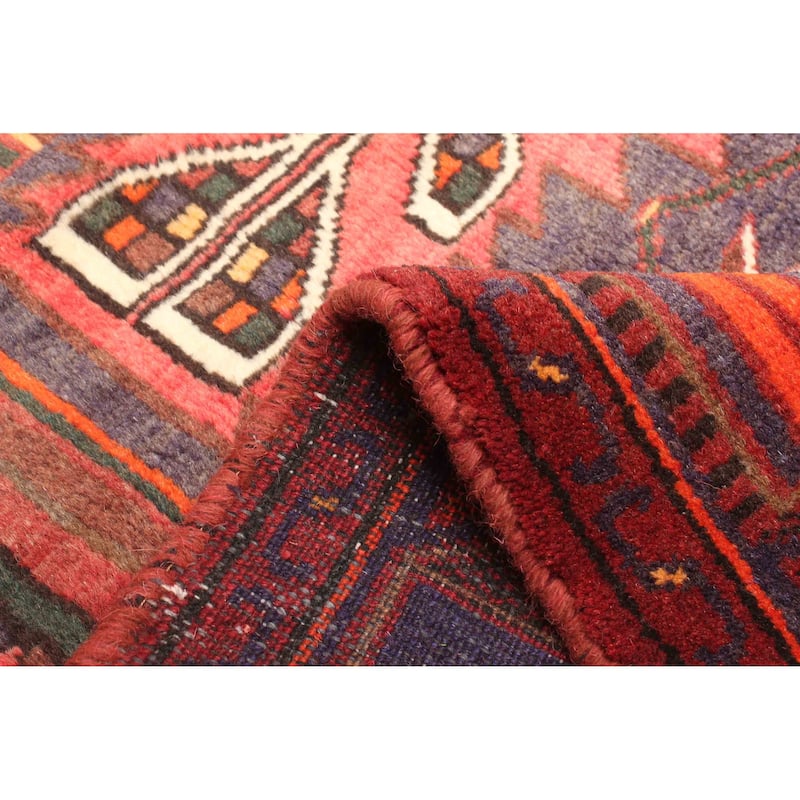 ECARPETGALLERY Hand-knotted Andelz Red Wool Rug - 4'2 x 6'2