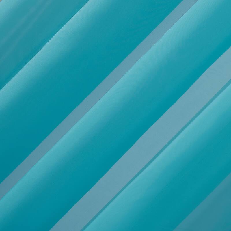 No. 918 Calypso Voile Sheer Grommet Curtain Panel, Single Panel