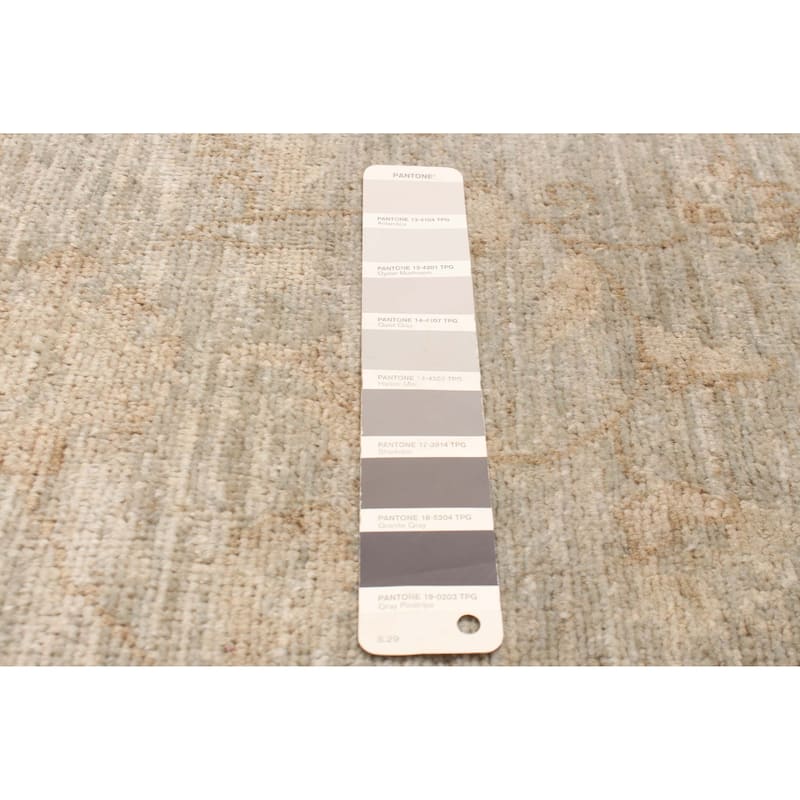 ECARPETGALLERY Hand-knotted Vibrance Grey Wool Rug - 3'10 x 5'9