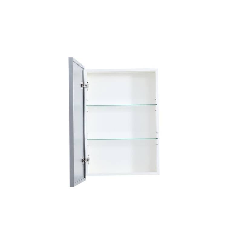 Lulu Mirrored Rectangular 2-shelf Medicine Cabinet