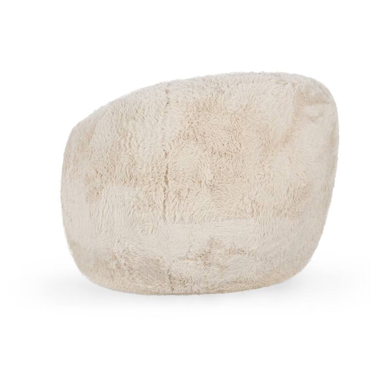 Classic Home Adley Plush Swivel Accent Chair in Sand