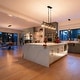 preview thumbnail 8 of 21, Kasy Modern 5-Light Linear Chandelier Textured Glass Kitchen Island Light Art Deco
