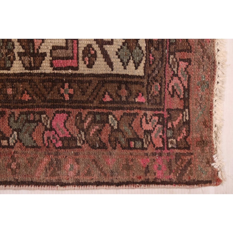 ECARPETGALLERY Hand-knotted Antalya Vintage Brown Wool Rug - 3'3 x 5'2