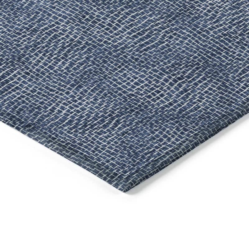 HomeRoots Geometric Transitional Rectangle Outdoor Rug