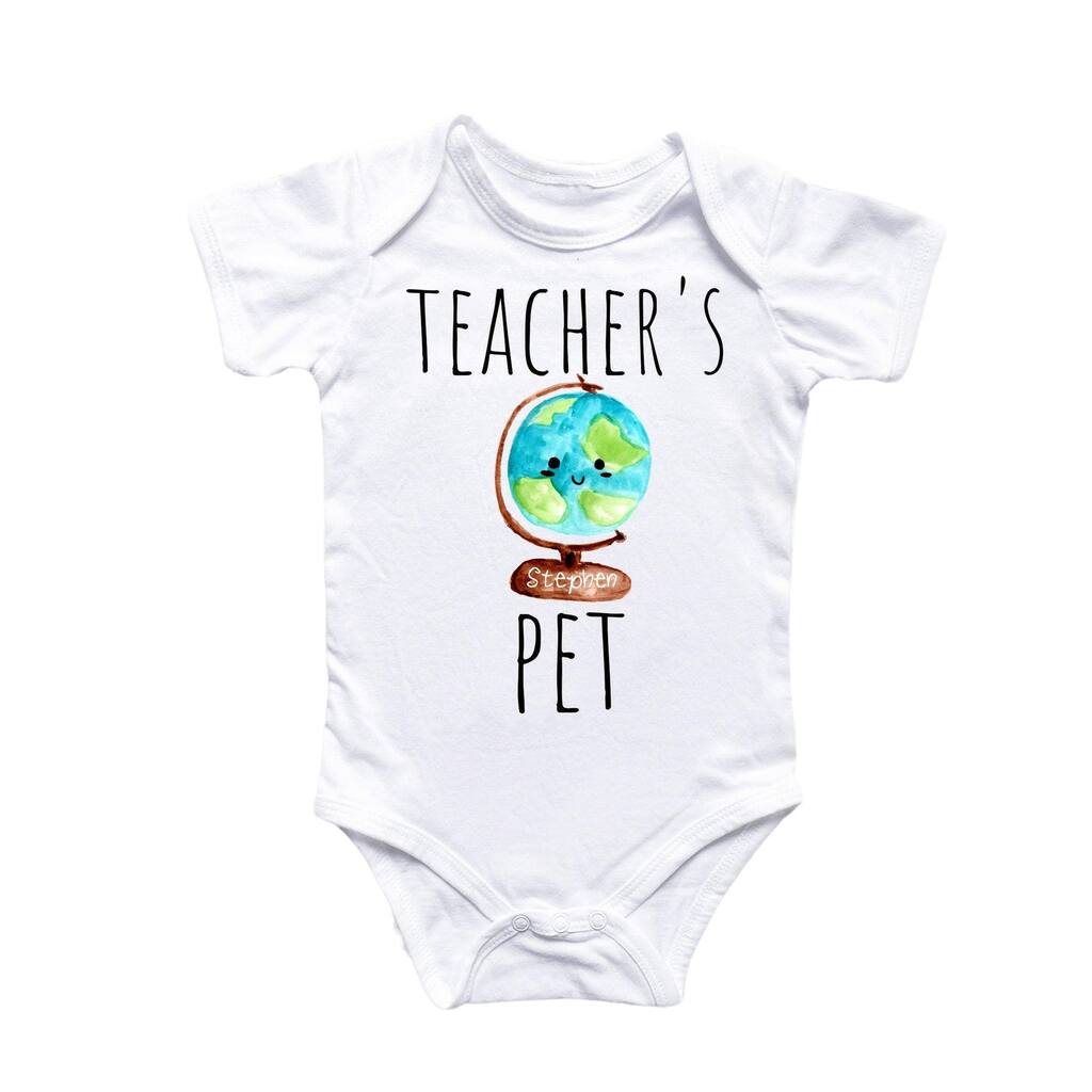 Teacher's Pet Glove - Baby Boy Girl Clothes Infant Bodysuit Funny Cute Newborn