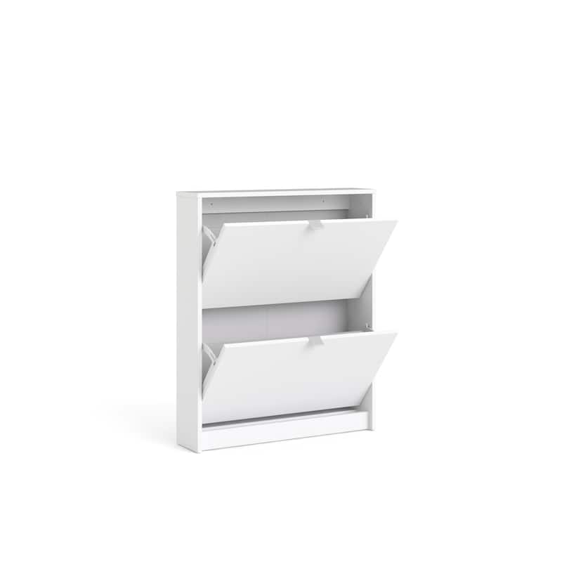 Porch & Den Cambria 2-Drawer Shoe Cabinet