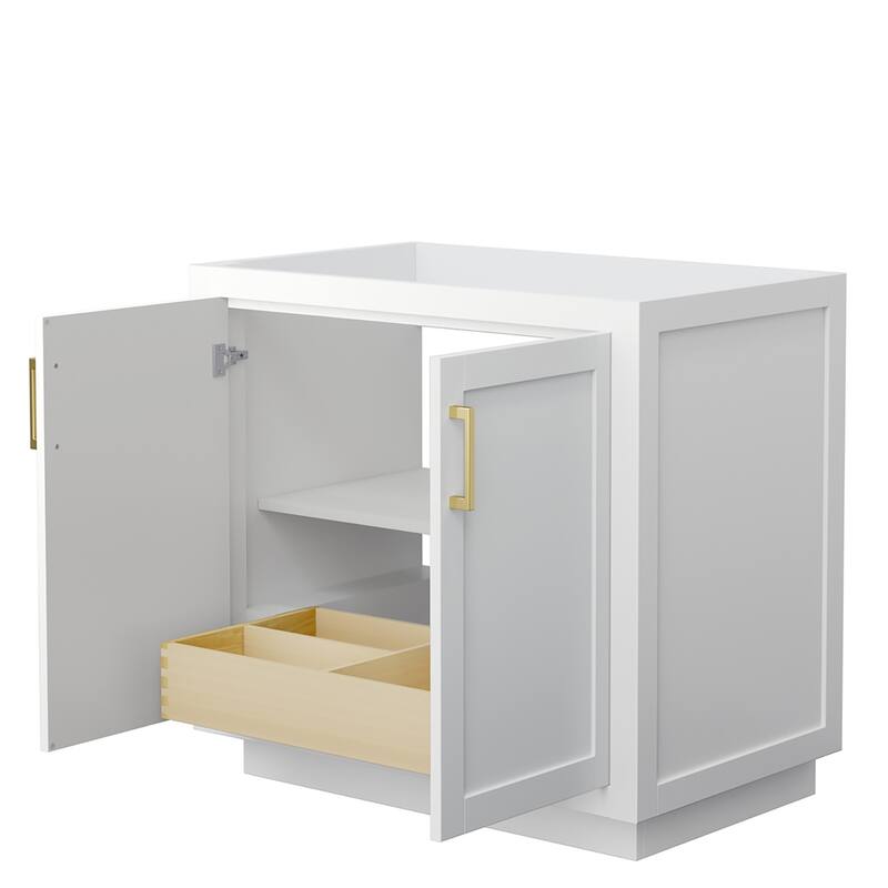 Wyndham Collection Miranda 36" Single Free Standing Vanity Cabinet