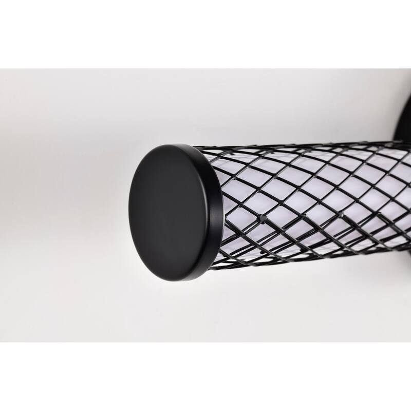 Kingsport 20 Inch LED Vanity Matte Black Acrylic Lens