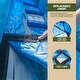 preview thumbnail 8 of 6, XJUMP Commercial Grade 45' Tropical Wet/Dry Obstacle with Dual Lane Slide and Deep Pool Two Pieces Kids and Adults (with Blower)