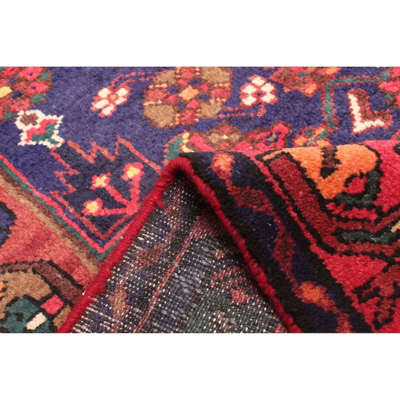 ECARPETGALLERY Hand-knotted Andelz Navy Wool Rug - 4'3 x 7'1