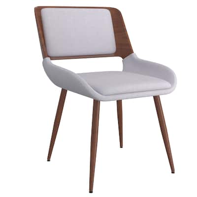 Mid-Century Modern Fabric Side Chair